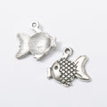 DIY Vintage Alloy Fish Pendant Charm For Jewelry Accessories Bracelet Necklace Making – Antique Bronze view 3