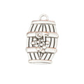 Zinc Alloy Wine Barrel Charm Pendant for DIY Necklace Bracelet Jewelry Making view 4