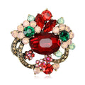 Alloy Crystal Glass Brooch For Suits Sweaters And Dresses view 1