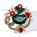Alloy Crystal Glass Brooch For Suits Sweaters And Dresses view 4