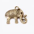 Zinc Alloy Elephant Charm Pendant No.013559 for DIY Necklace Bracelet Jewelry Making view 2