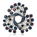 Alloy Rhinestone Christmas Bell Brooch Pin For Holiday Apparel view 2