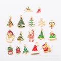 Gold Zinc Alloy Christmas Charm Pendant for DIY Necklace Bracelet Jewelry Making view 1