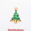 Gold Zinc Alloy Christmas Charm Pendant for DIY Necklace Bracelet Jewelry Making view 4