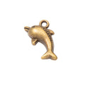Zinc Alloy Dolphin Charm Pendant No.695216 for DIY Necklace Bracelet Jewelry Making view 2