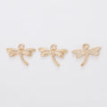 Zinc Alloy Dragonfly Charm Pendant No.714827 for DIY Necklace Bracelet Jewelry Making view 3