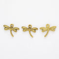 Zinc Alloy Dragonfly Charm Pendant No.714827 for DIY Necklace Bracelet Jewelry Making view 4