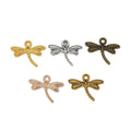 Zinc Alloy Dragonfly Charm Pendant No.714827 for DIY Necklace Bracelet Jewelry Making view 5