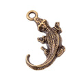 Zinc Alloy Crocodile Charm Pendant No.394646 for DIY Necklace Bracelet Jewelry Making view 3