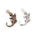 Zinc Alloy Crocodile Charm Pendant No.394646 for DIY Necklace Bracelet Jewelry Making view 4