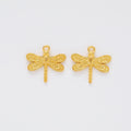 Zinc Alloy Dragonfly Charm Pendant No.166073 for DIY Necklace Bracelet Jewelry Making view 3