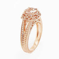 Delicate Hollow Eight Hearts And Arrows Zircon Inlaid Ring European Fashion Jewelry view 1