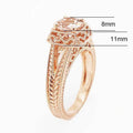 Delicate Hollow Eight Hearts And Arrows Zircon Inlaid Ring European Fashion Jewelry view 5