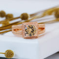 Delicate Hollow Eight Hearts And Arrows Zircon Inlaid Ring European Fashion Jewelry view 3