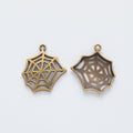 Zinc Alloy Spider Web Charm Pendant No.047124 for DIY Necklace Bracelet Jewelry Making view 2