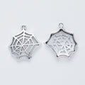 Zinc Alloy Spider Web Charm Pendant No.047124 for DIY Necklace Bracelet Jewelry Making view 5