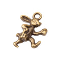 Zinc Alloy Running Rabbit Charm Pendant for DIY Necklace Bracelet Jewelry Making view 3