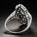 European American Hollow Out Copper Silver Plated Diamond Inlaid Ring Fashion Jewelry view 4