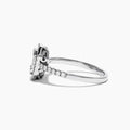 Luxury Cluster Set T Shape Square Zircon Ring Micro Pave Women's Finger Ring Accessory view 3