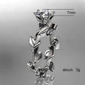 Creative Olive Leaf Shape Zircon Engagement Ring For Women, Cross Border Fashion Jewelry view 5