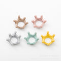 Gold Zinc Alloy Crown Charm Pendant for DIY Necklace Bracelet Jewelry Making view 2