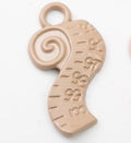 Gold Zinc Alloy Toilet Paper Charm Pendant for DIY Necklace Bracelet Jewelry Making view 3