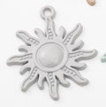 Gold Zinc Alloy Sun Charm Pendant for DIY Necklace Bracelet Jewelry Making view 5