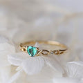 Heart Shape Copper Ring For Women White K Plated Fashion Jewelry With Zircon Rhinestones view 6