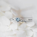 Heart Shape Copper Ring For Women White K Plated Fashion Jewelry With Zircon Rhinestones view 5
