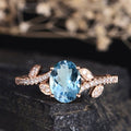 Fashion Rose Gold Color Copper Women's Ring Simple Trendy Floral Shape Finger Jewelry view 6