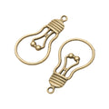 Zinc Alloy Light Bulb Charm Pendant for DIY Necklace Bracelet Jewelry Making view 3