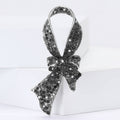 Alloy Rhinestone Bow Brooch Pin For Women’s Fashion Apparel view 2