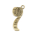Zinc Alloy Toilet Paper Roll Charm Pendant for DIY Necklace Bracelet Jewelry Making view 3