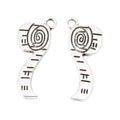 Zinc Alloy Toilet Paper Roll Charm Pendant for DIY Necklace Bracelet Jewelry Making view 4