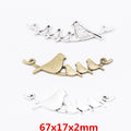 Zinc Alloy Bird Jewelry Findings Accessories for DIY Jewelry Making view 1