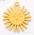 Zinc Alloy Sun Charm Pendant No.926598 for DIY Necklace Bracelet Jewelry Making view 5