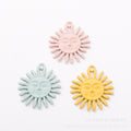 Zinc Alloy Sun Charm Pendant No.926598 for DIY Necklace Bracelet Jewelry Making view 2