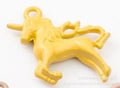 Gold Zinc Alloy Unicorn Charm Pendant for DIY Necklace Bracelet Jewelry Making view 3