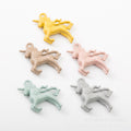 Gold Zinc Alloy Unicorn Charm Pendant for DIY Necklace Bracelet Jewelry Making view 2