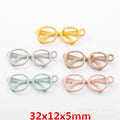 Gold Zinc Alloy Eyeglasses Charm Pendant for DIY Necklace Bracelet Jewelry Making view 1