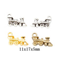 Zinc Alloy Train Charm Pendant No.081795 for DIY Necklace Bracelet Jewelry Making view 1
