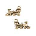 Zinc Alloy Train Charm Pendant No.081795 for DIY Necklace Bracelet Jewelry Making view 2