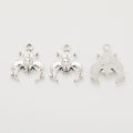 Zinc Alloy Bat Charm Pendant No.022638 for DIY Necklace Bracelet Jewelry Making view 3