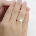 Simple Elegant Faux Pearl Ring For Women, Mother's Day Gift Fashion Finger Jewelry view 4