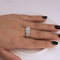 European Fashion OL Men's Rhinestone Wedding Ring, Popular Cross-Border Accessory view 4