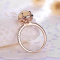 New Synthetic Opal Ring European American Fashion Women's Finger Ring Jewelry Accessory view 4