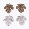 Zinc Alloy Leaf Charm Pendant No.269378 for DIY Necklace Bracelet Jewelry Making view 1