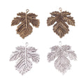 Zinc Alloy Leaf Charm Pendant No.269378 for DIY Necklace Bracelet Jewelry Making view 4