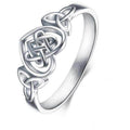 Classic European Heart Ring, Copper Celtic Knot Engagement Finger Ring Fashion Accessory view 2