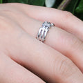 Hot Selling European American Punk Style Copper Men's Ring, Fashion Cross Border Jewelry view 3